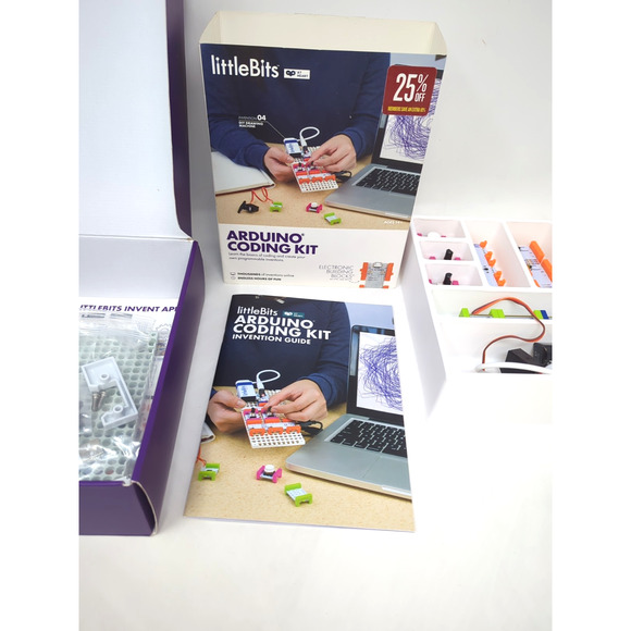 New Little Bits Arduino Coding Kit 8 bits Modules colors of invention complete - Picture 3 of 6